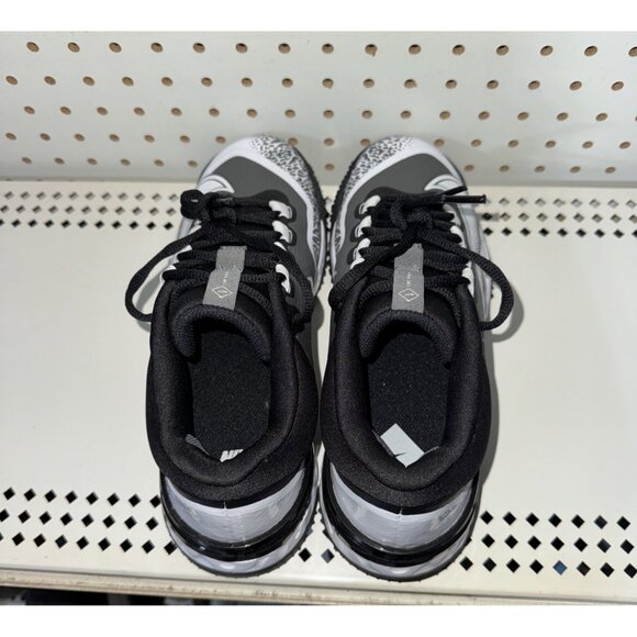 Nike Alpha Huarache Elite 4 Womens Indoor Softball Turf Shoes Size 7 Black White - Picture 2 of 8